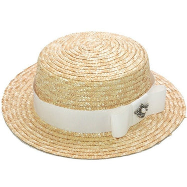 Chapeau Paille Enfant Mariage Fille